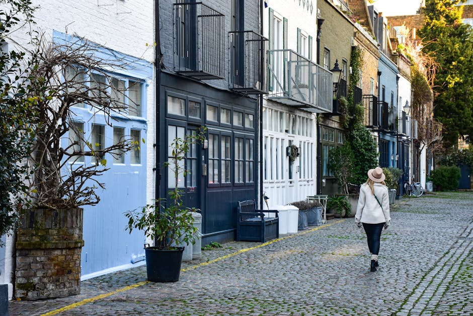 Tight access properties gardeners solutions in NW1 mews